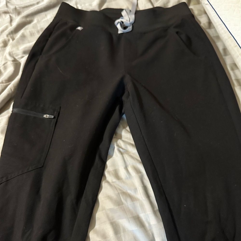 Figs slim high waist joggers